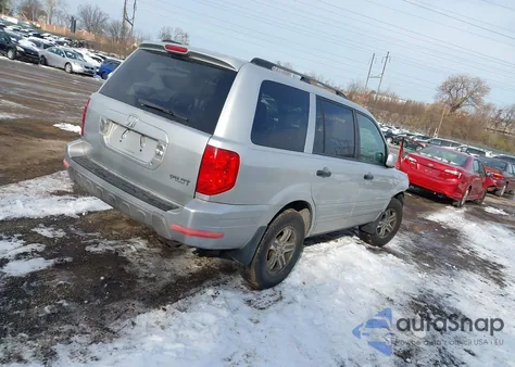 2005 Honda Pilot Ex-L z USA, uszkodzony, nr VIN 2HKYF18535H539343